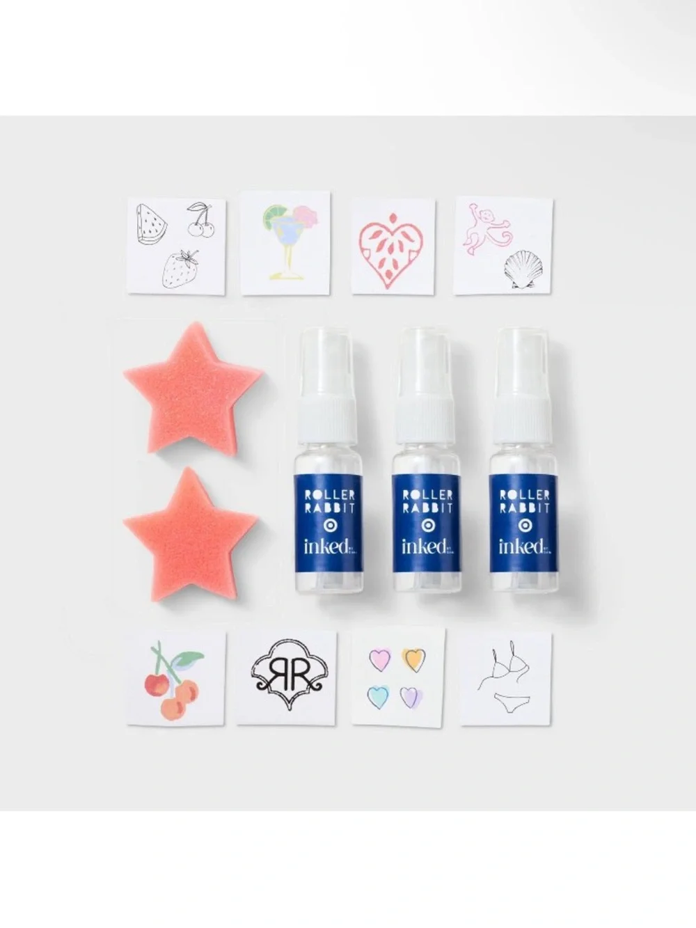 Roller Rabbit x Target - Inked by Dani Tattoo Party Kit - 205pc
